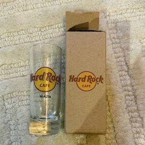 Hard Rock Cafe Malta Logo Shot Glass